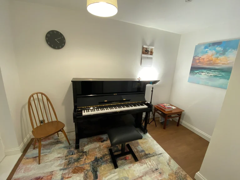 Piano Tuition Manchester Upright Room